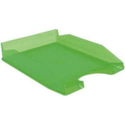 Corbeille courrier non ajourée PP - A4 - VERT POMME TRANSLUCIDE **