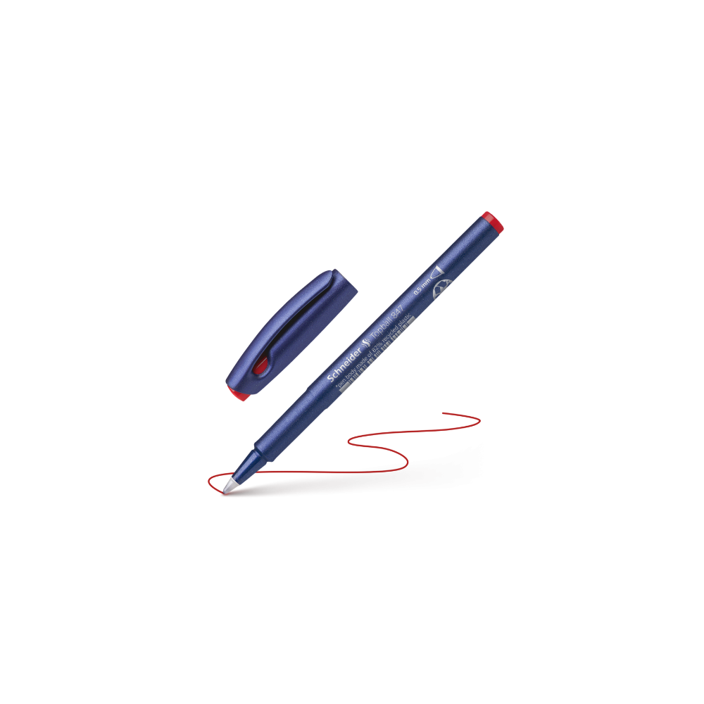 Roller SCHNEIDER Topball 847 - pointe 0,5mm - ROUGE //