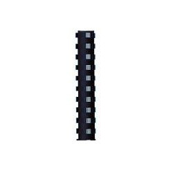 Reliure ann. plast. A4 - 19mm / 165f - NOIR - Par 100 //