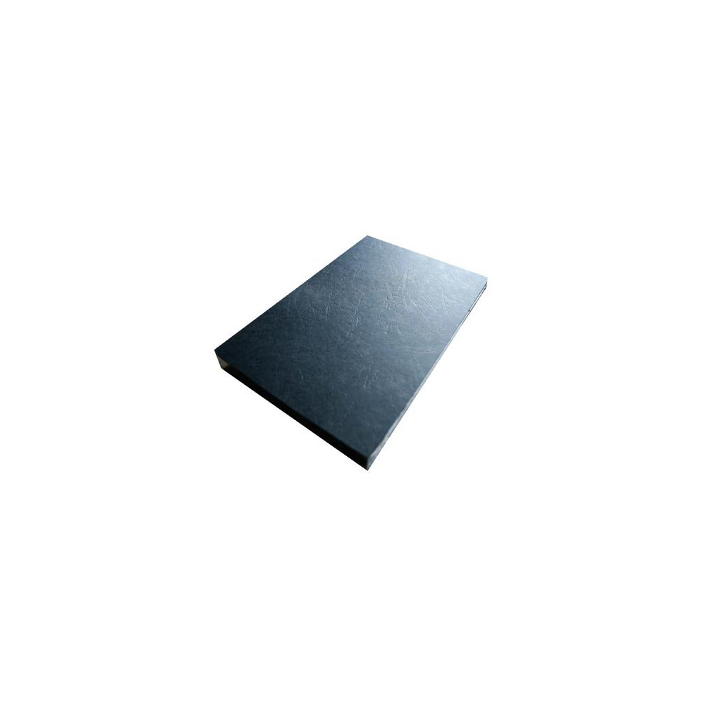 Couverture carton Grain Cuir - A4 - Paquet de 100 - NOIR //