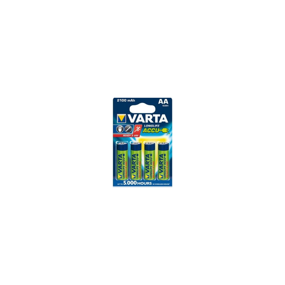 Pile rechargeable LR06 AA VARTA - 2100 mAh (par 4) //