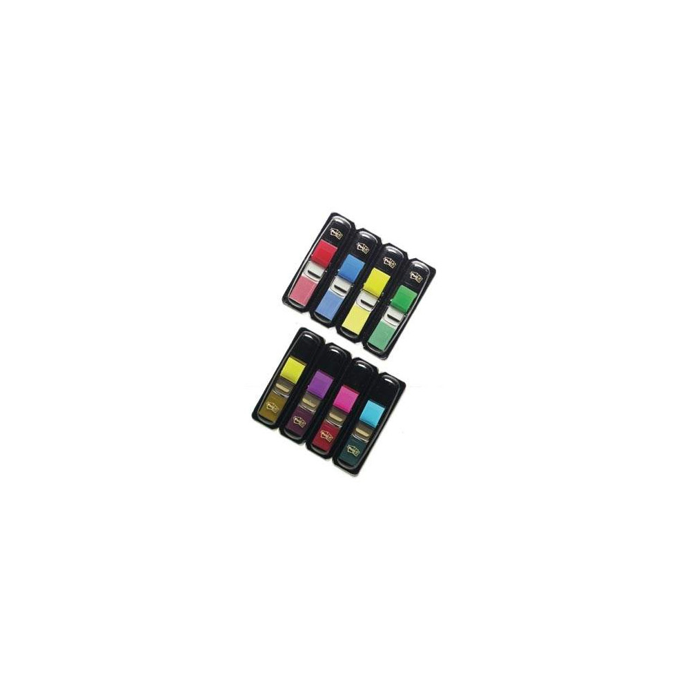 Index POST-IT - 12x44mm - 4x35 index Jaune, Violet, Rose, Bleu - Z