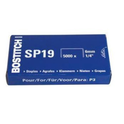 Agrafes SP19  - galvanisées (boîte de 5000) //
