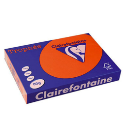 Rame A4 - 80g - Bleu Turquoise - CLAIREFONTAINE (500f.) 8175PC //