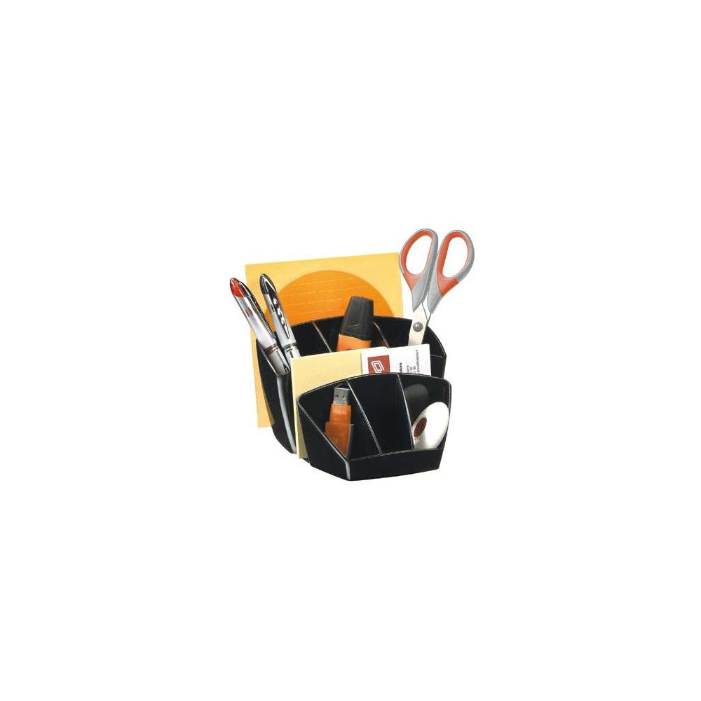 Multipot CEPPRO - Capacité : 40 crayons - 2 CD - 3 case- NOIR //