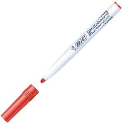 Marqueur effaç. BIC VELLEDA 1741 - Ogive Medium 1.5mm - ROUGE //