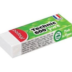 Gomme blanche Grand modèle Technique (dim : 60 x 22 x 13mm) MAPED //