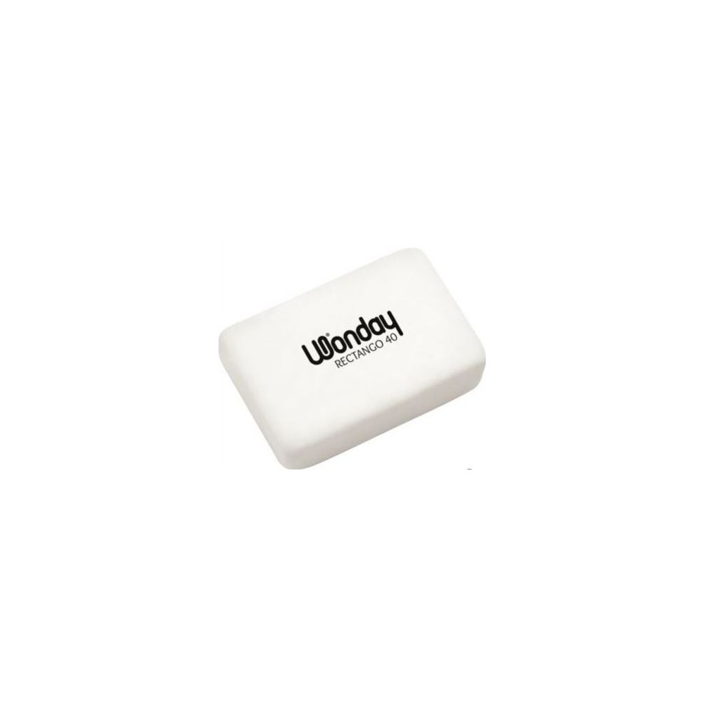 Gomme blanche Petit modèle - Technique (dim : 34 x 22 x 8 mm)