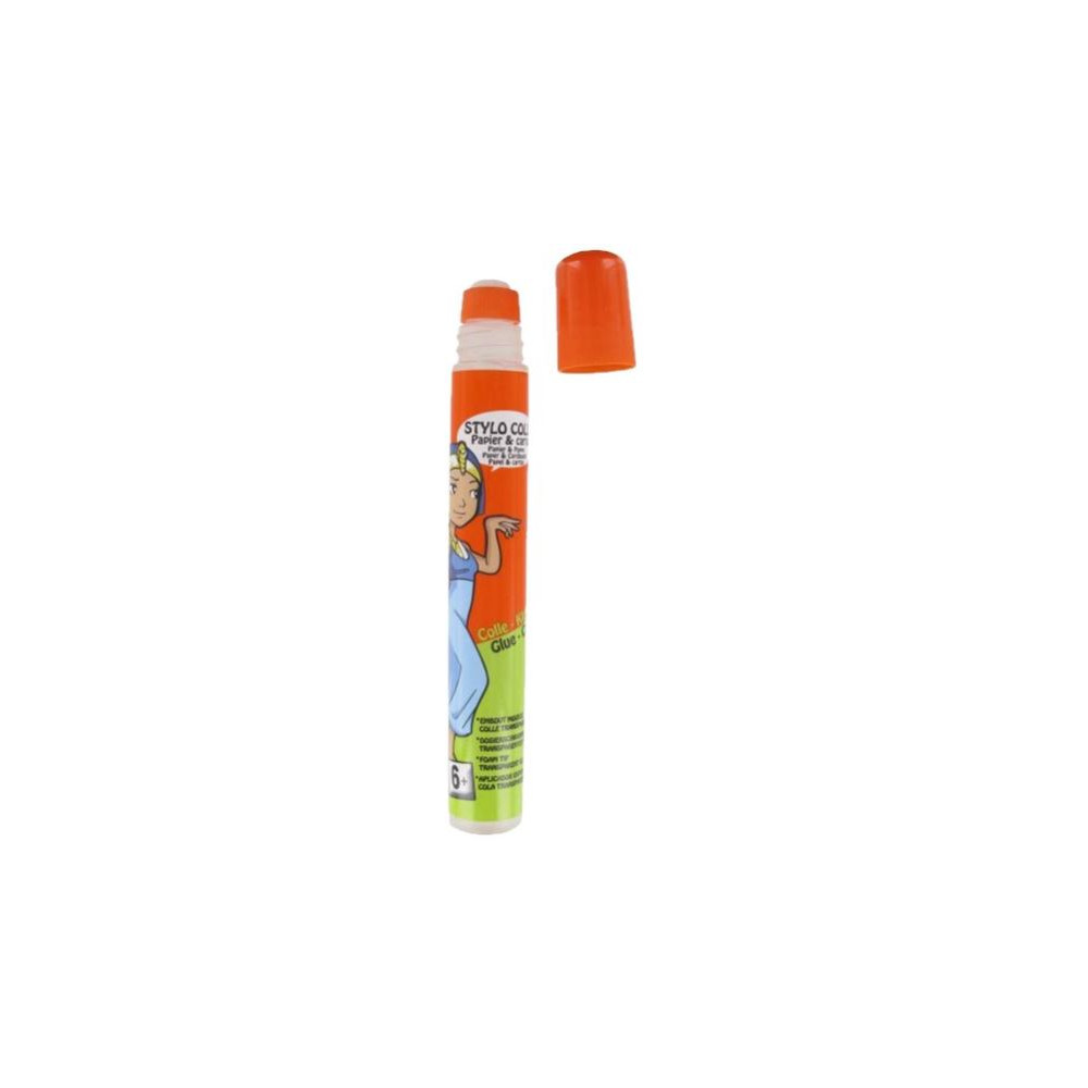 Colle transparente en stylo + bout mousse CLEOPATRE - 50g //