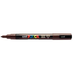 Marqueur gouache POSCA - Ogive fine 0.9 à 1.5 mm - PC-3M MARRON  **