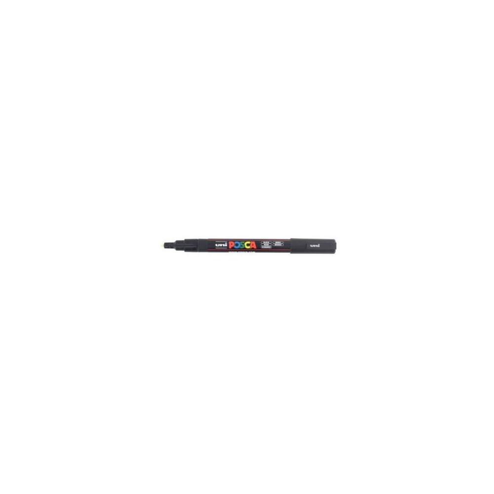 Marqueur gouache POSCA - Ogive fine 0,9 à 1,5mm - PC-3M NOIR //