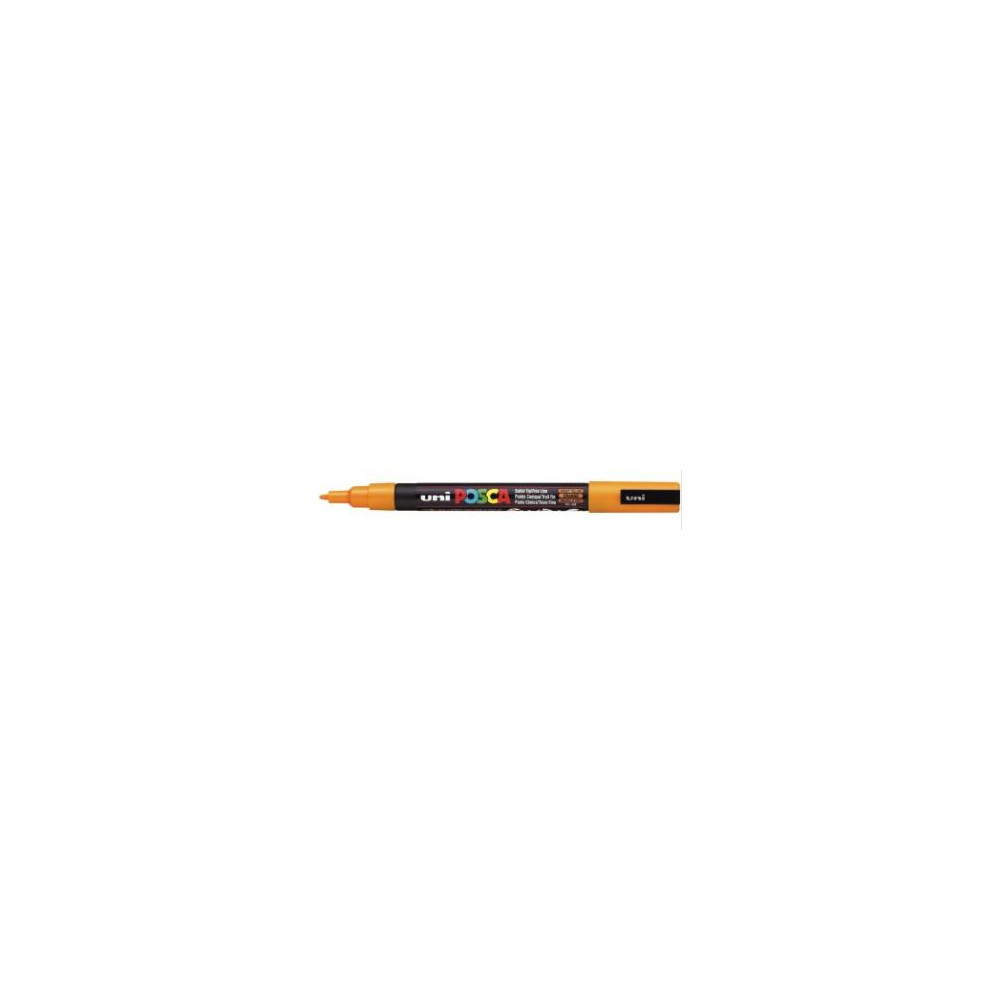 Marqueur gouache POSCA - Ogive fine 0.9 à 1.5 mm - PC-3M ORANGE