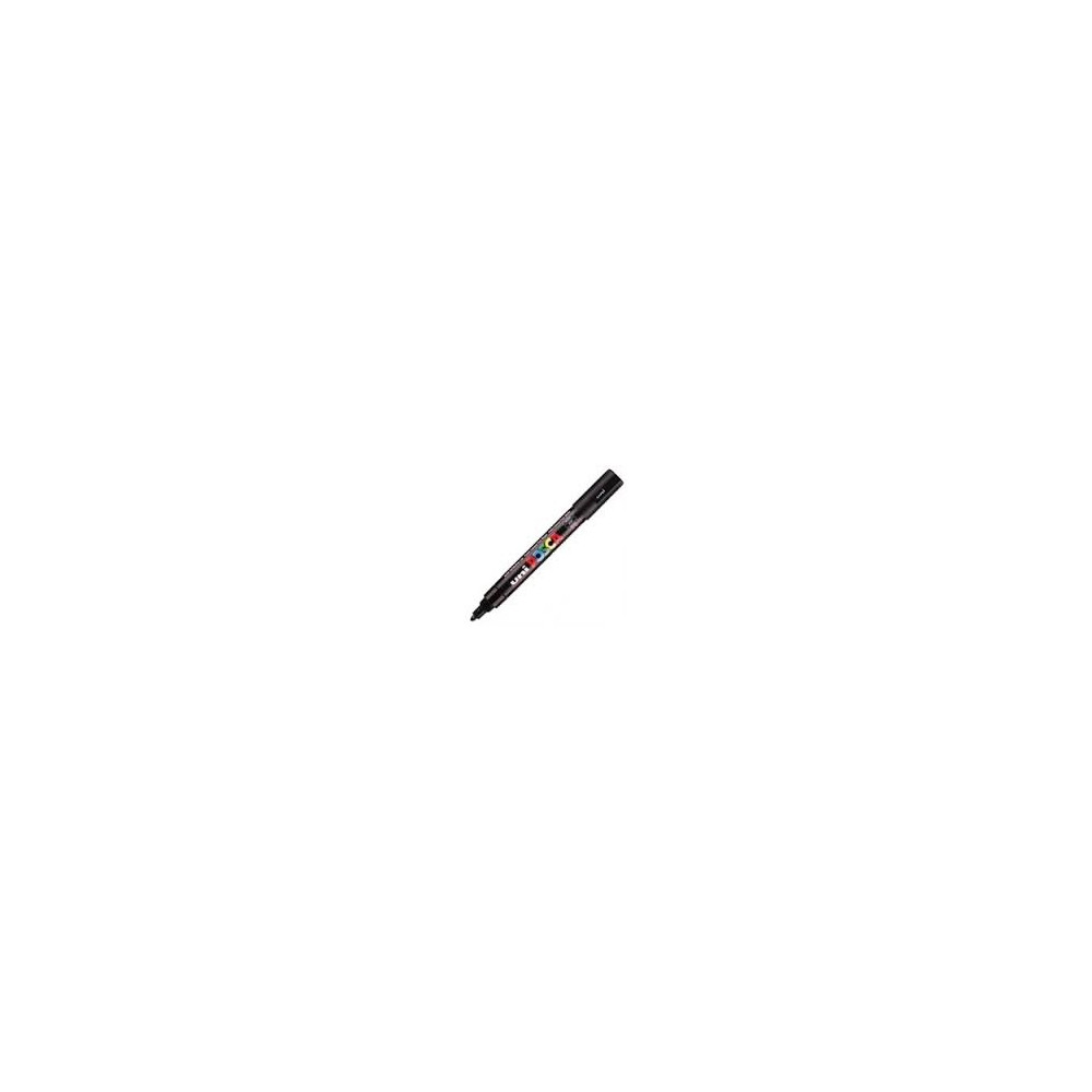 Marqueur gouache POSCA - Ogive 2.5mm - PC-5M NOIR //
