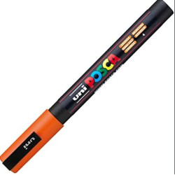 Marqueur gouache POSCA - Ogive 2.5mm - PC-5M ORANGE //