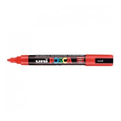Marqueur gouache POSCA - Ogive 2.5mm - PC-5M ROUGE //