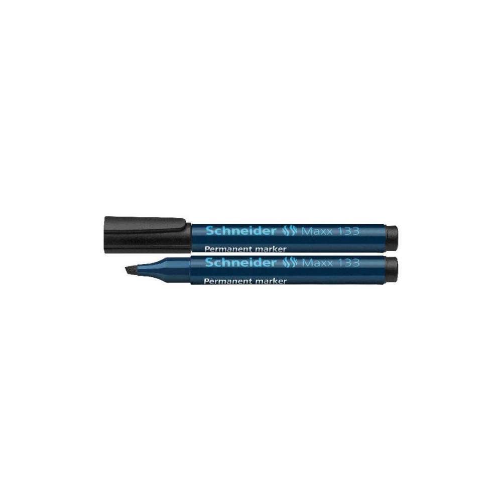 Marqueur perm. SCHNEIDER Maxx 133 - Biseau. 1 à 4mm - NOIR //