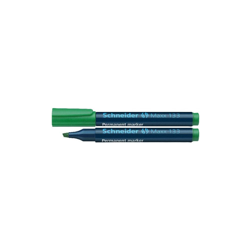 Marqueur perm. SCHNEIDER Maxx 133 - Biseau. 1 à 4mm - VERT //