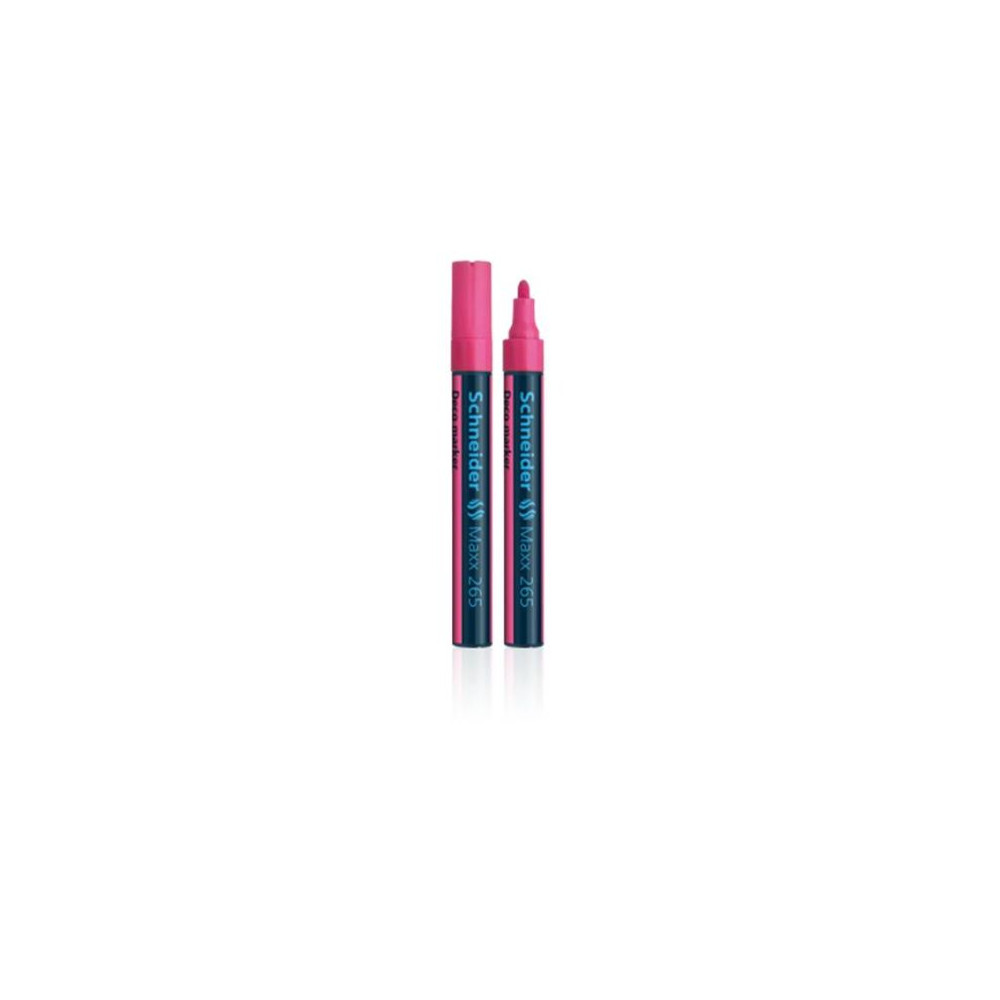 Marqueur Craie SCHNEIDER Maxx 265 - Ogive 2 à 3mm - ROSE //