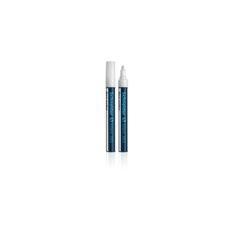 Marqueur Craie SCHNEIDER Maxx 265 - Ogive 2 à 3mm - BLANC //