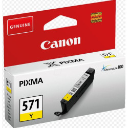 Cart CANON CLI571XL Y Jaune - Pixma TS5053/5055/6061/6062/8051 - Z