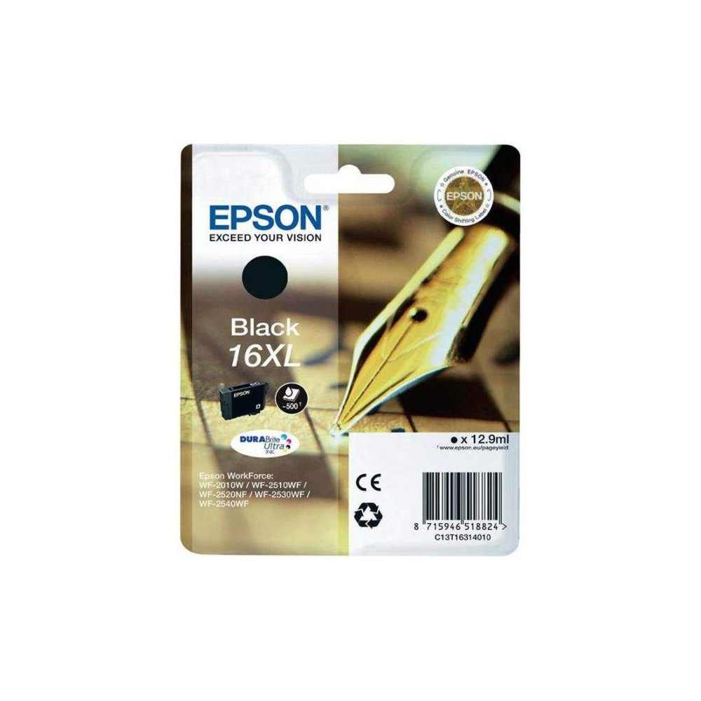 Cart EPSON - N°16XL T1631 - Stylo - Noir - WF-2510/2520/2530/25 - Z
