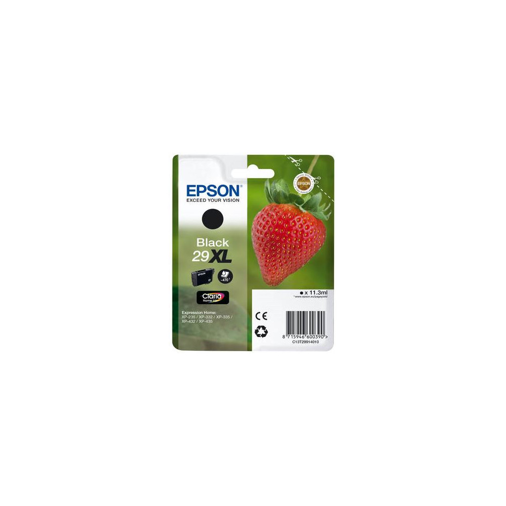 Cart EPSON - N°29XL - Fraise - Noir - XP235/332/335/432/435 T2991 - Z