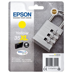 Cart EPSON - N°35XL - Cadenas - Jaune - WF-4720/25/30/40 - Z