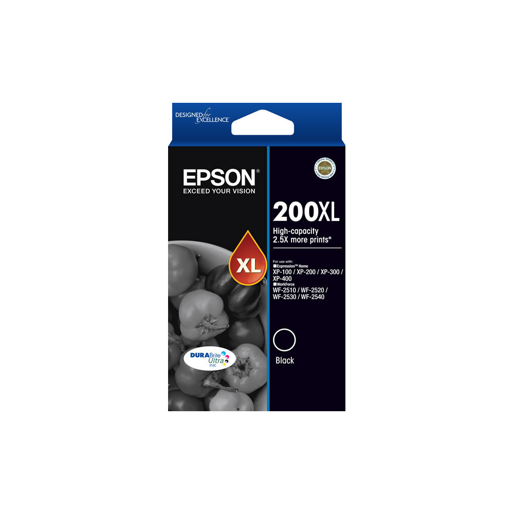 Cart EPSON - E200XL - Noir - 200/300/400-WF2510/2520/2530/2540 - Z