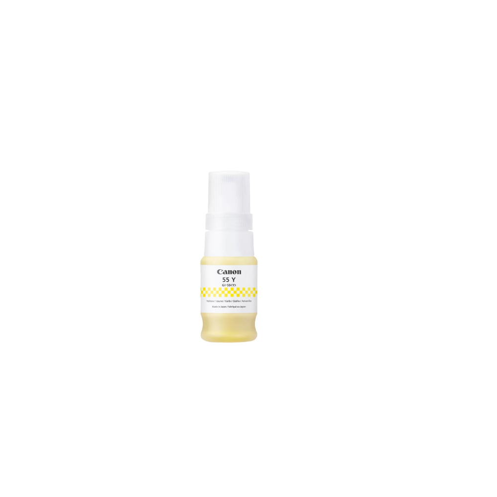 Bouteille Canon GI-55Y - Jaune 3000 p - MAXIFY 2050