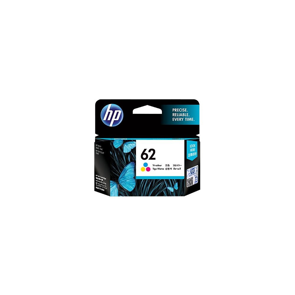 Cart HP N°62 Coul. - C2P06AE Envy 56XX/7640 Officejet 57XX/8040 **