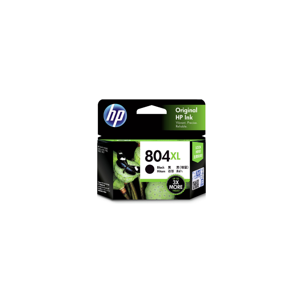 Cart HP N°804XL NOIR - T6N12AA Australie  //