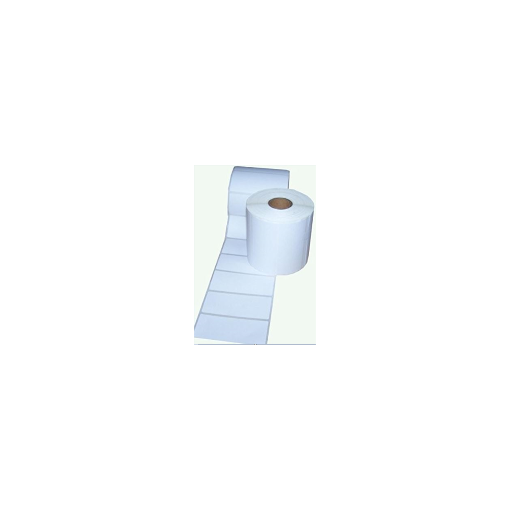 Rouleau étiq PP blanc brillant 89x40 adhésif permanent 1000 étiq **