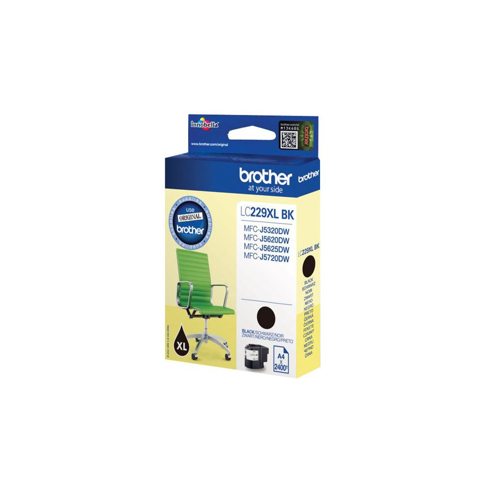 Cart BROTHER - LC229XLBK - Noir - MFC-J5XXX - Z