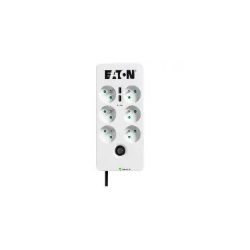 Multiprises Parafoudres EATON 10A-6 prises fr+2USB 2.4A (MC8) 