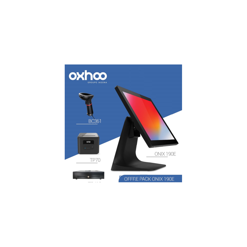 OXHOO PACK PDV ONIX 190e 15.1" SSD128Go/8Go **