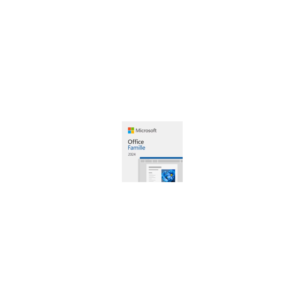 MICROSOFT Office 2024 Famille et Etudiant PC/MAC électronique