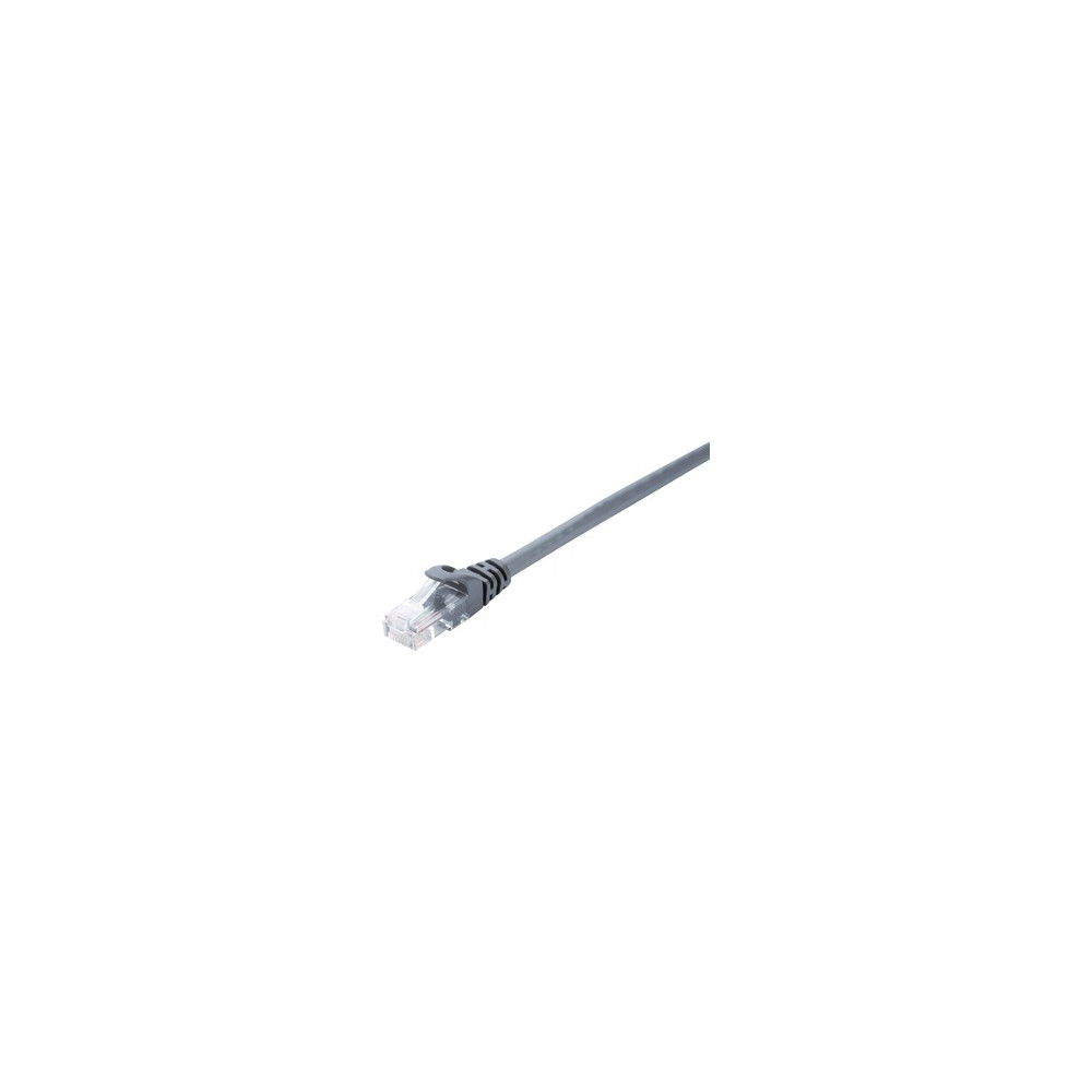 Cordon patch blindé Cat.6 S/FTP, RJ45 cuivre 250Mhz - GRIS  0.5m //