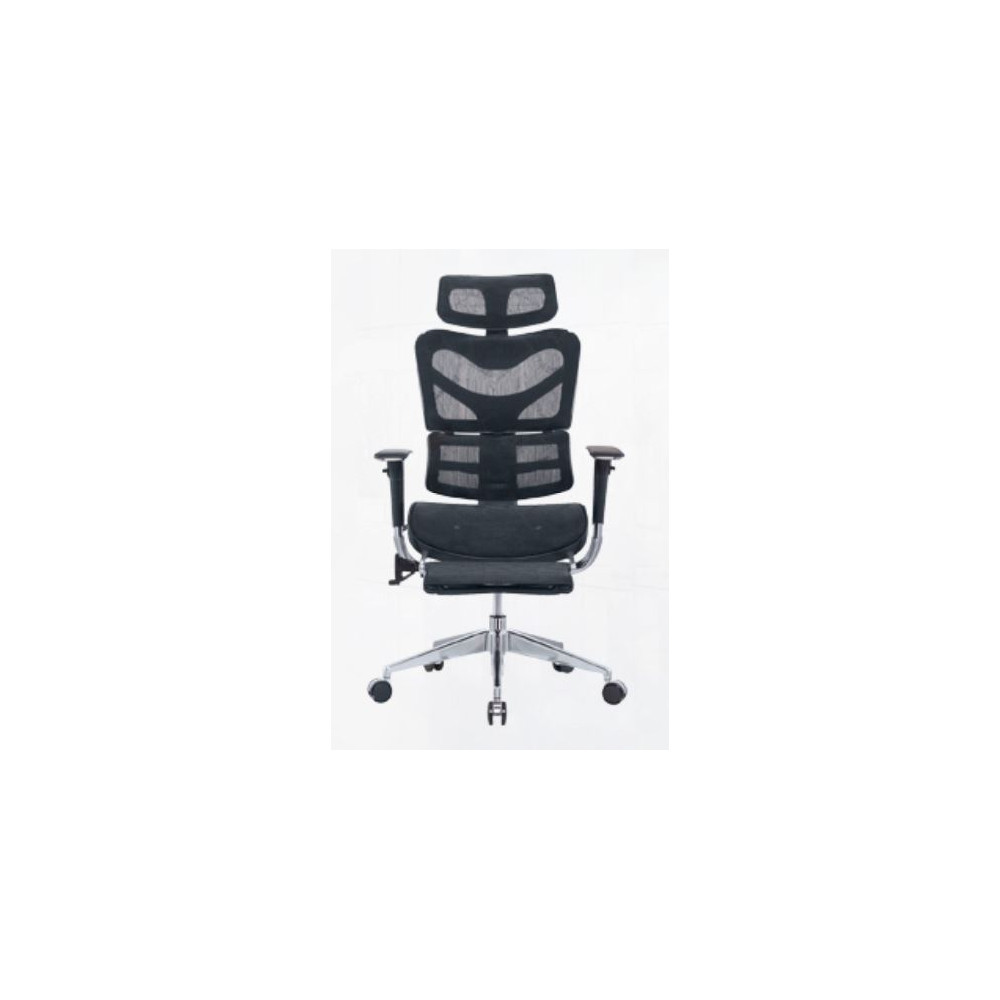 Fauteuil COMET - Tissu et Résille Coloris Noir