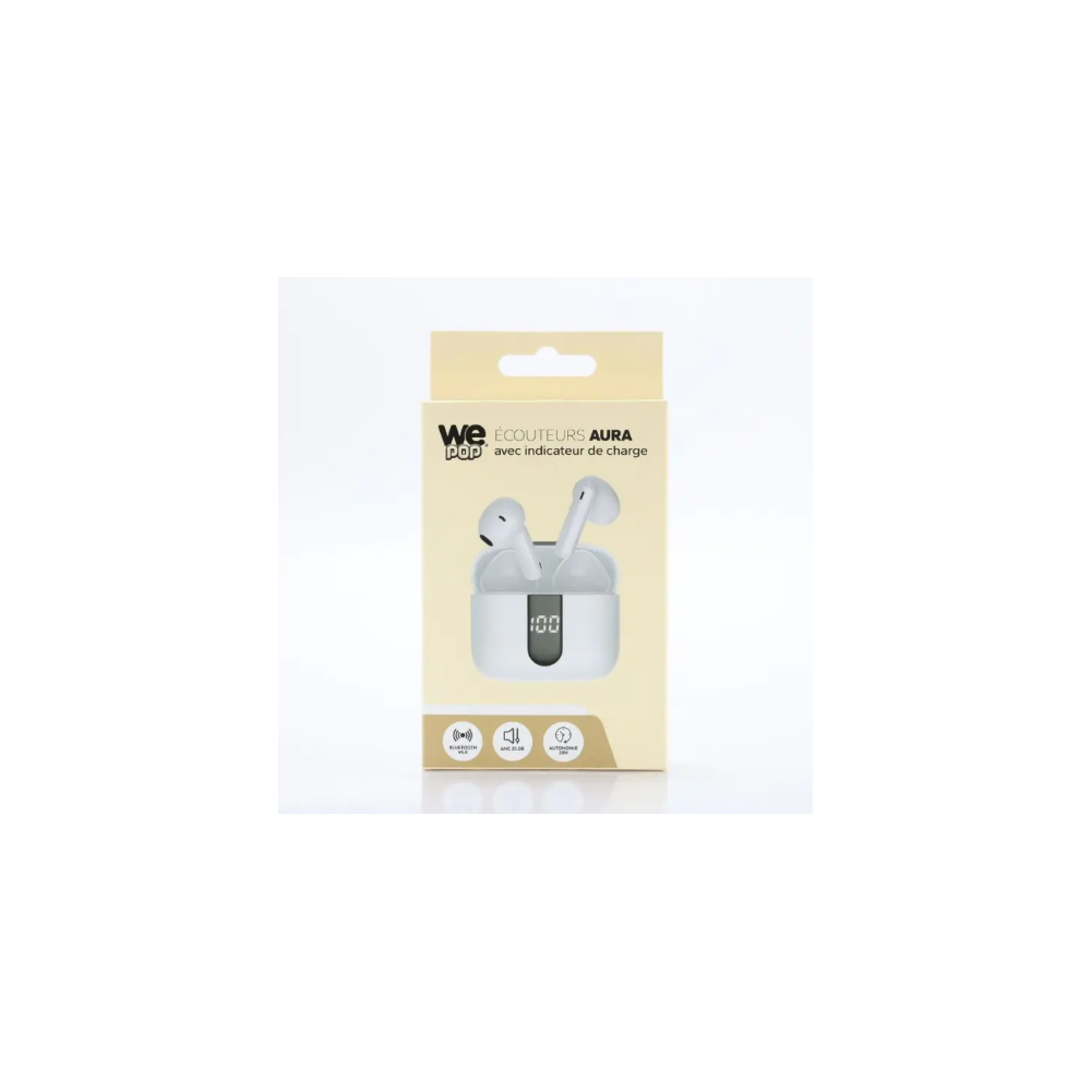 Ecouteurs sans fils WE bluetooth blanc //