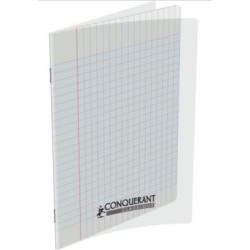 Cahier 17x22cm Séyès 140 p Piqûre 90g Polypro INCOLORE //