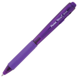 Stylo Bille PENTEL Wow - Rétractable - Pte1mm - VIOLET - Z