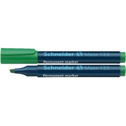 Marqueur perm. SCHNEIDER Maxx 133 - Biseau. 1 à 4mm - VERT //