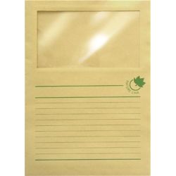 Chemise de classement KRAFT A4 FASTavec fenêtre 10 x 18cm (A unité)