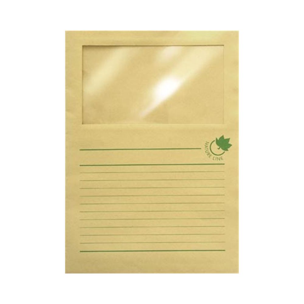 Chemise de classement KRAFT A4 FASTavec fenêtre 10 x 18cm (A unité)