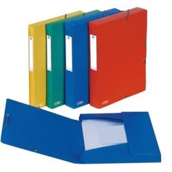 Boite classement Carton - Elast. 24x32cm Dos 50mm ELBA - VERT