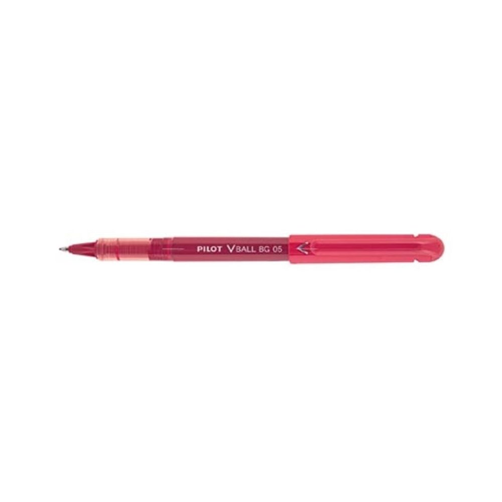 Roller PILOT V-BALL BEGREEN - Pointe 0.5mm - ROUGE - Ref : 2305314