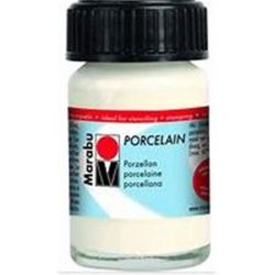 Peinture pour verre MARABU Porcelain - BLANC - 15 ml