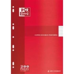 Copies Doubles 90gr A4 5 x 5 Perf. - 200 pages - OXFORD PROMO