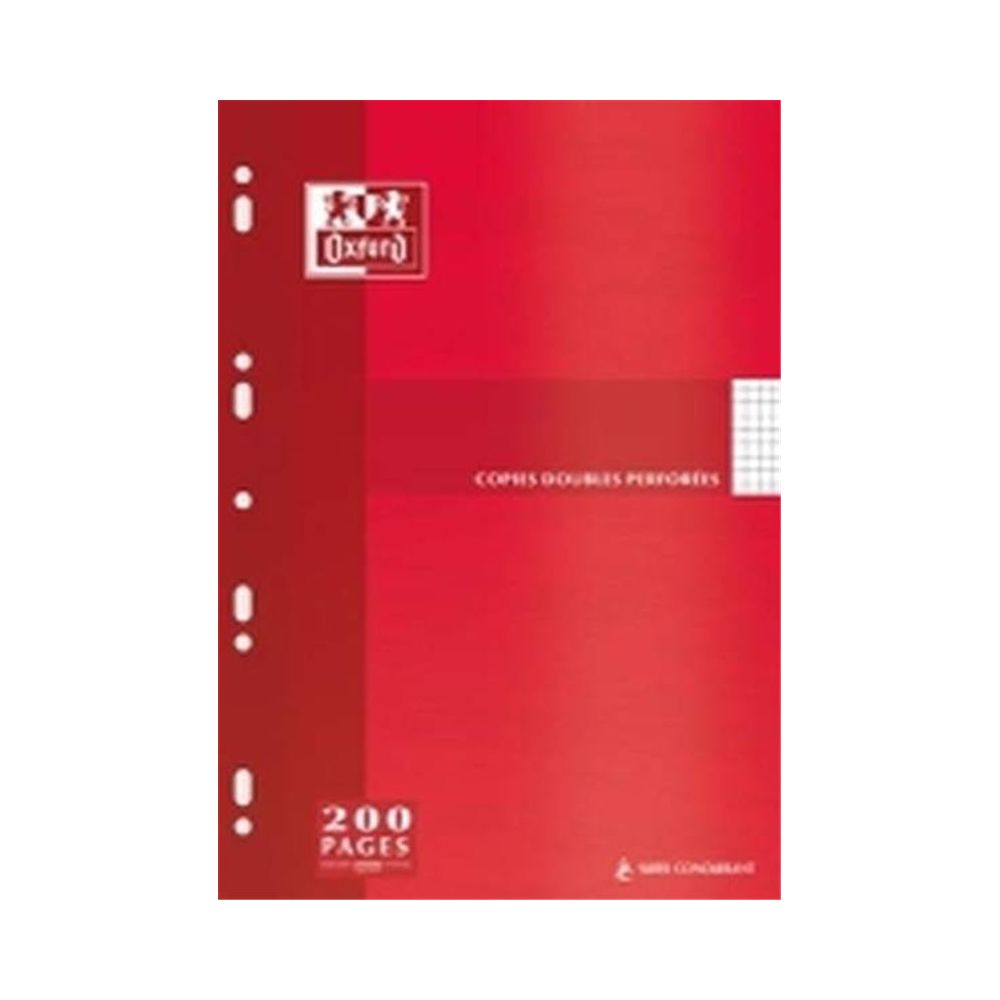 Copies Doubles 90gr A4 5 x 5 Perf. - 200 pages - OXFORD PROMO