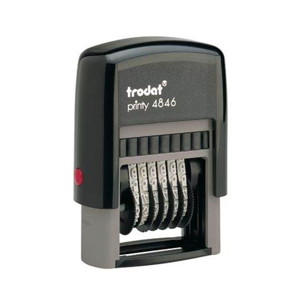 Numéroteur TRODAT Printy 4846 - 6 chif. - Encr. autom. 4mm